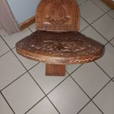 Carved African chair