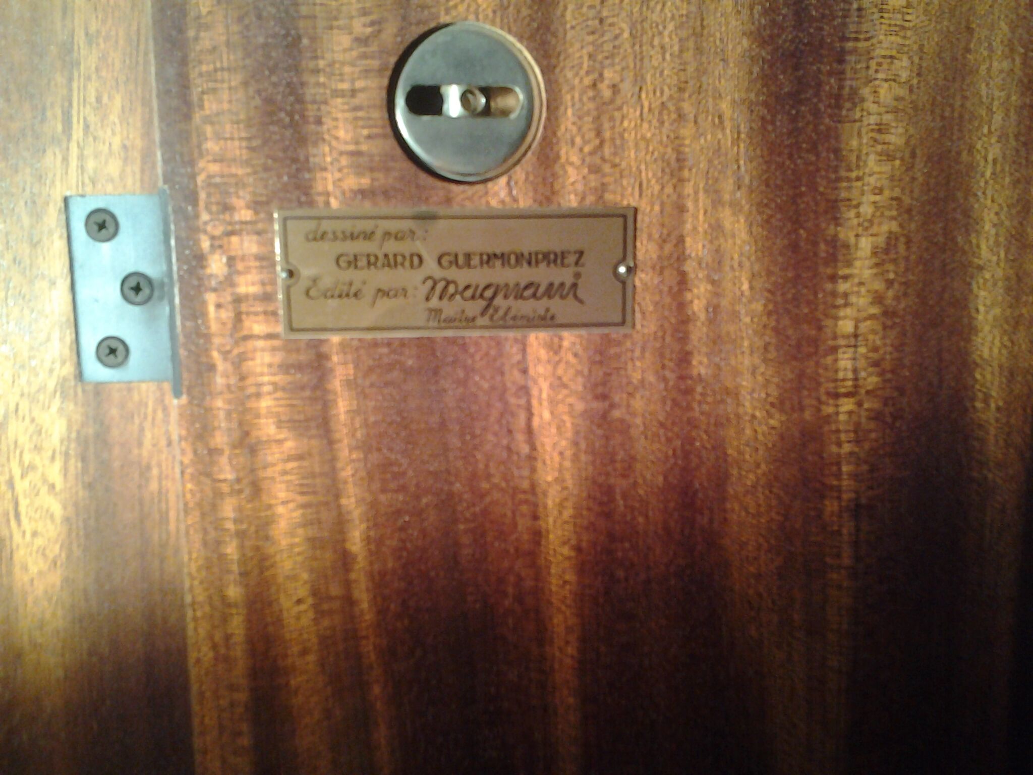Wardrobe closet design Gerard Guermonprez Edition Magnani years 1970