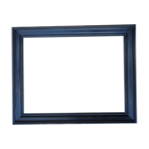 Old black patinated frame