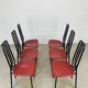 6 chairs by Giorgio Cattelan for Cidue Italy, postmodern, 1980s