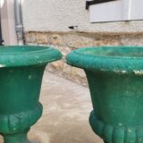Pair of Medici Vases in old reconstituted stone 1950s