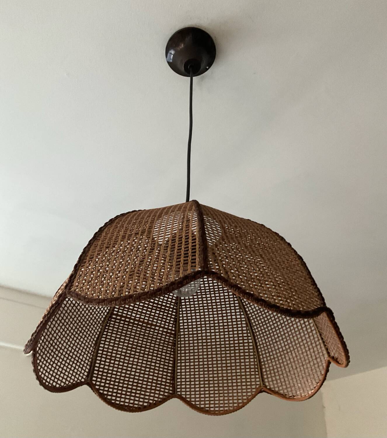 Pair of 1970s rope suspensions