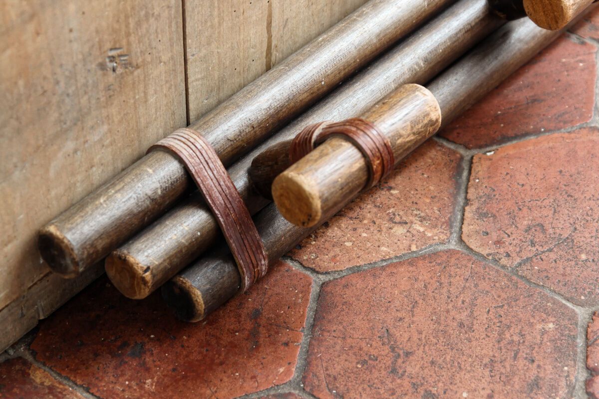 Wall coat rack - folk art