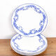 5 assiettes faïence anglaise Cauldon pour le Grand Dépôt