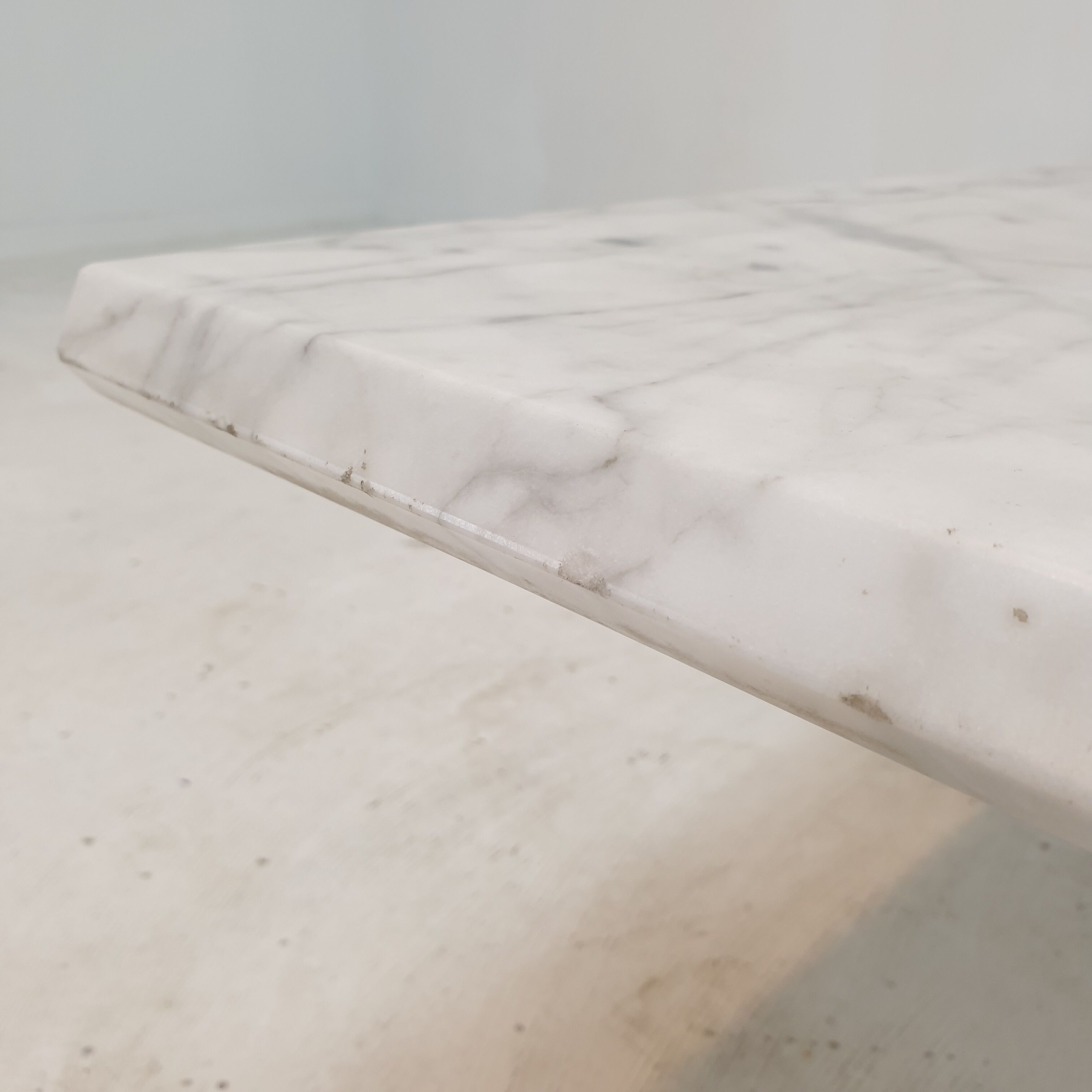 Italian Carrara Marble Coffee Table, 1990's