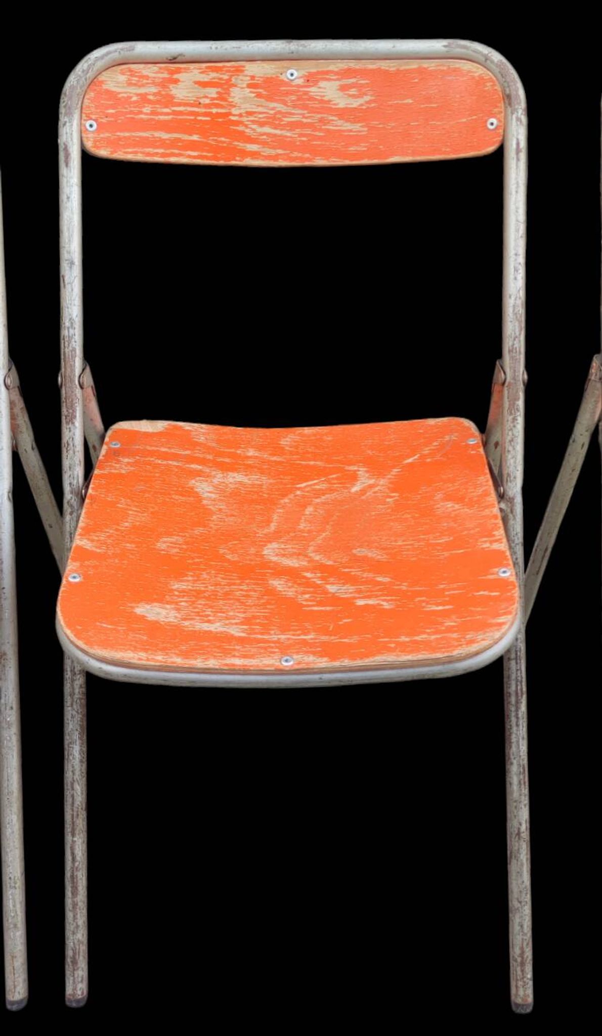 3 vintage folding chairs 1960s Souvignet
