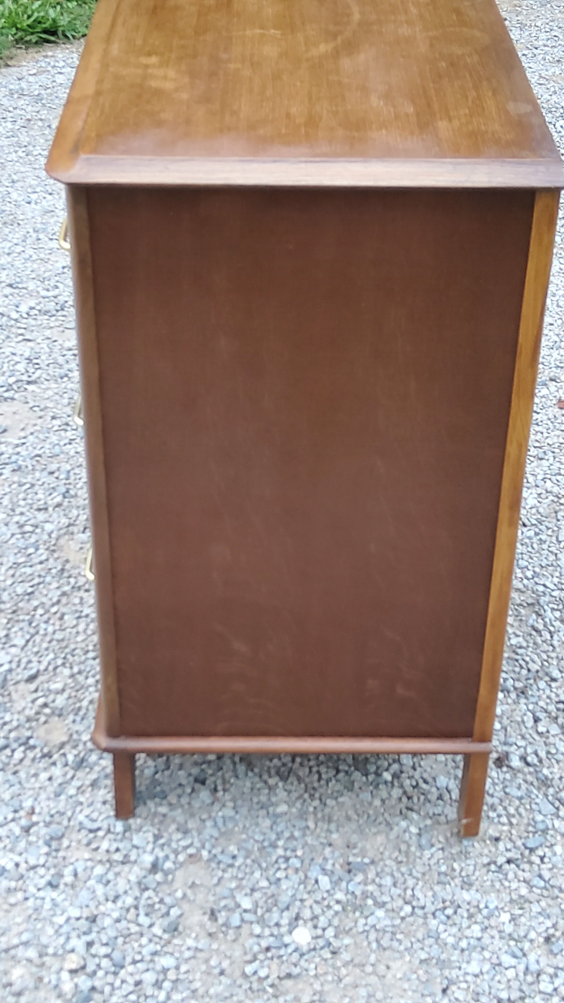 Vintage oak chest of drawers legs compass 3 drawers from the 50s