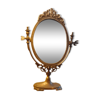 Miroir de coifeuse orientable de style louix xv