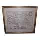 Carte ancienne authentique du XVIIème siècle du Poitou par judocus Hondius 1630 double face