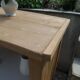 Raw wood craft furniture, pearl gray interior.