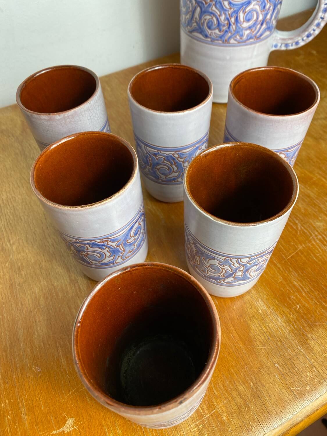 Ceramic orangeade set