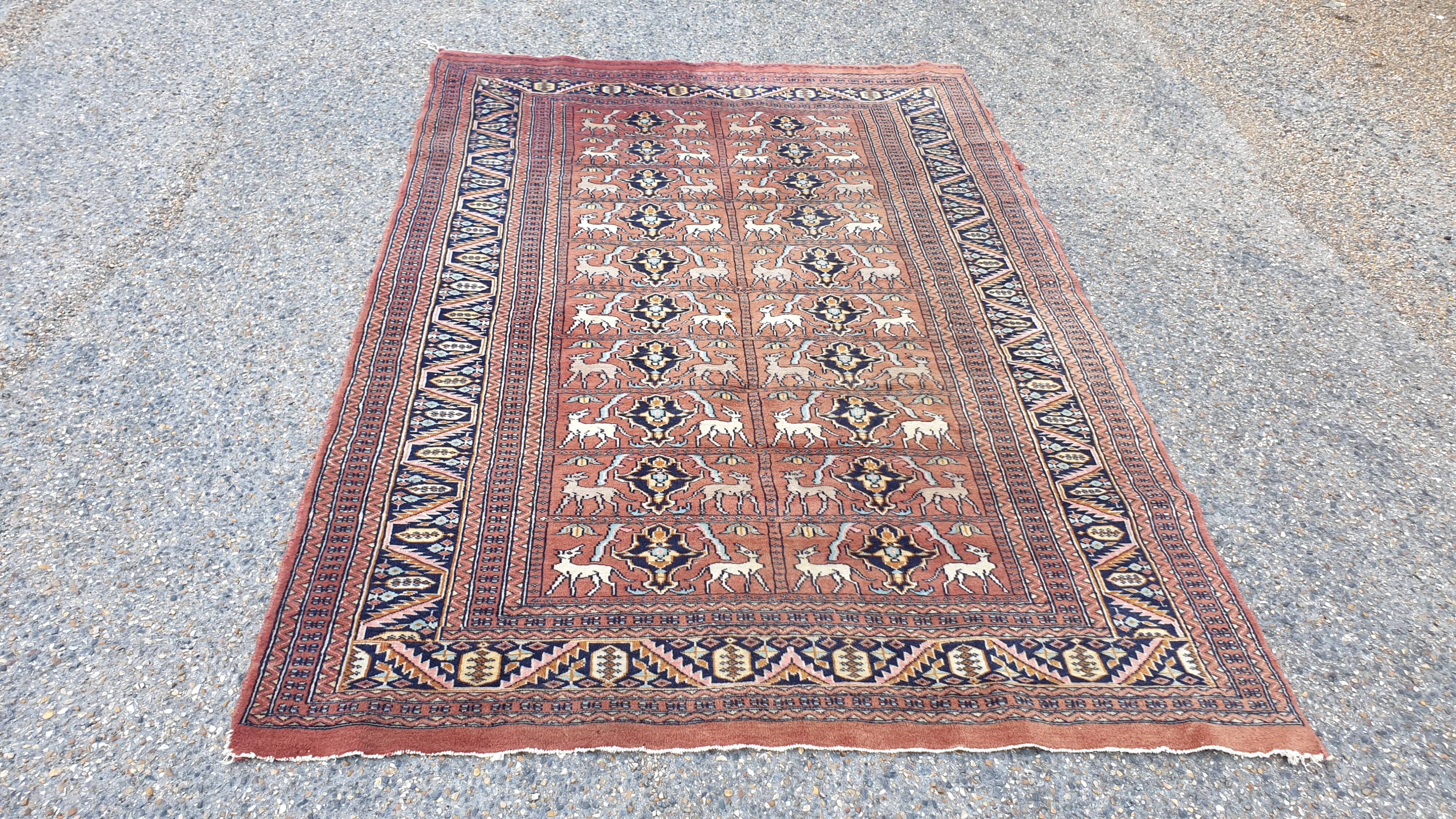 Oriental carpets silk wool