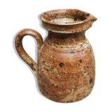 Pyrity sandstone pitcher signed Baudat