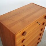 Commode danoise en teck, années 1960