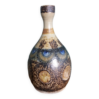 Vase en grès signé Jean Claude Courjault Keraluc