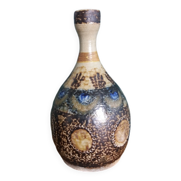 Stoneware vase signed Jean Claude Courjault Keraluc