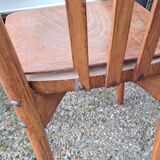 serie de 7 chaises de bistrot monobloc