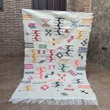 Moroccan Berber rug in hand-woven wool