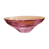 Bohemian Alessandrite Glass Bowl Vase