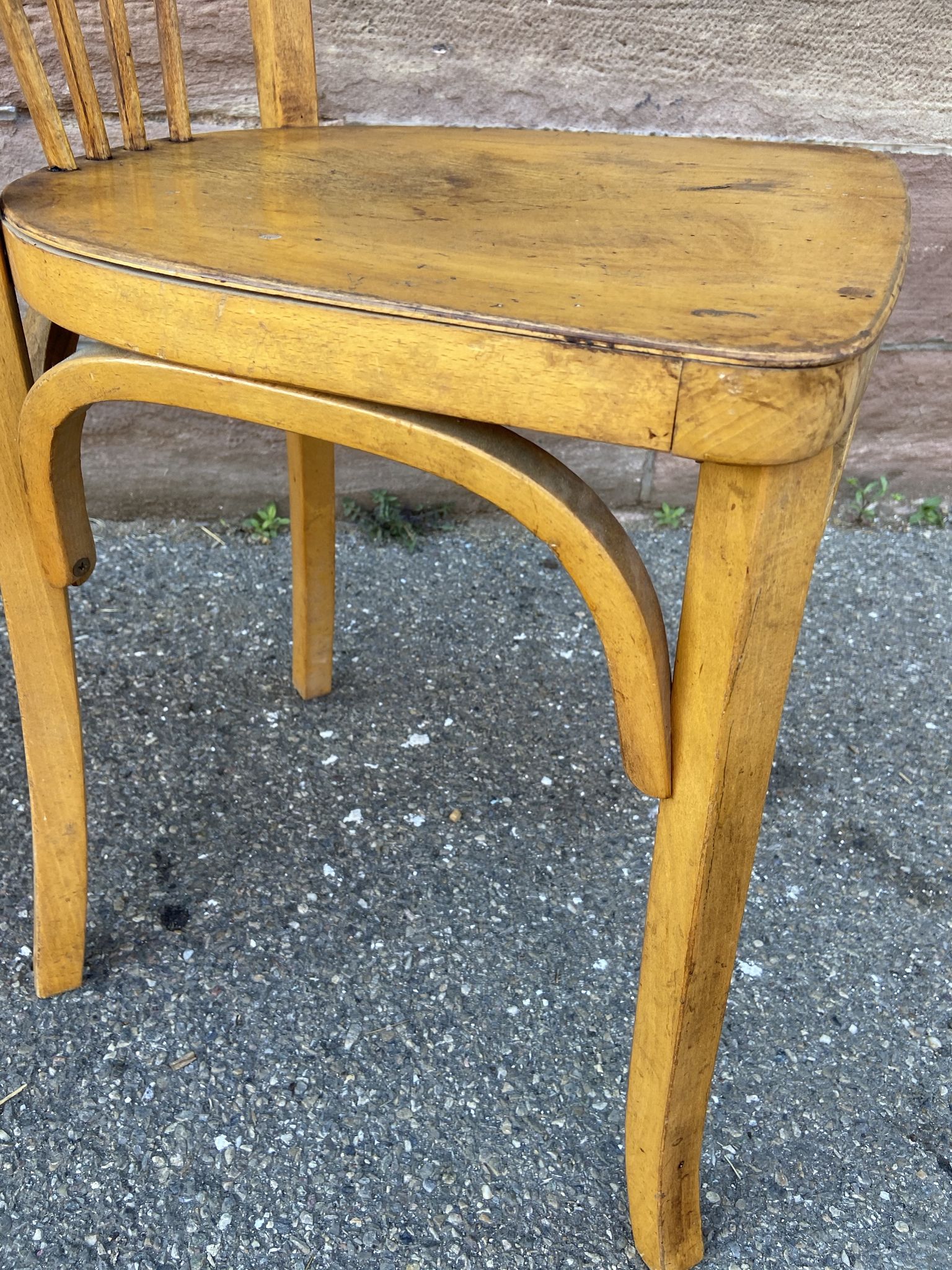 Pair of bistro chairs