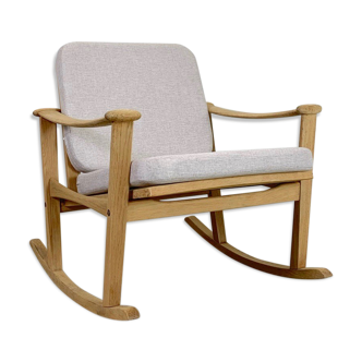 Rocking-chair danois par Finn Juhl pour M. Nissen, Danemark années 1960