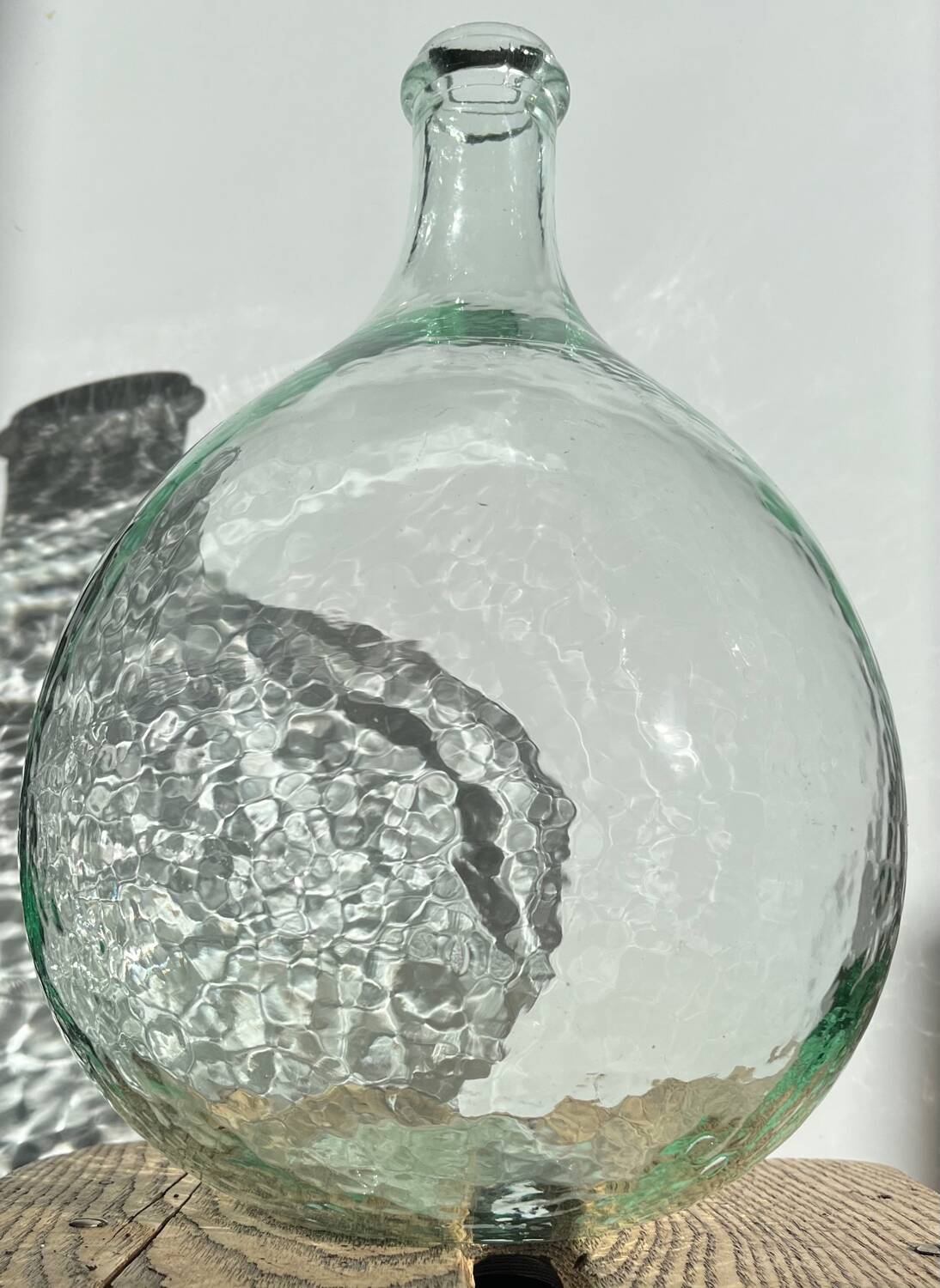 Transparent 5L demijohn