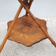 Table pedestal table wood, pedestal table wood imitation bamboo