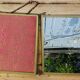 Art deco triptych mirror