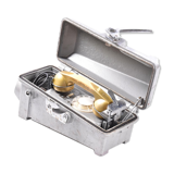 Old metal wall phone