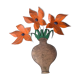 flower wall light