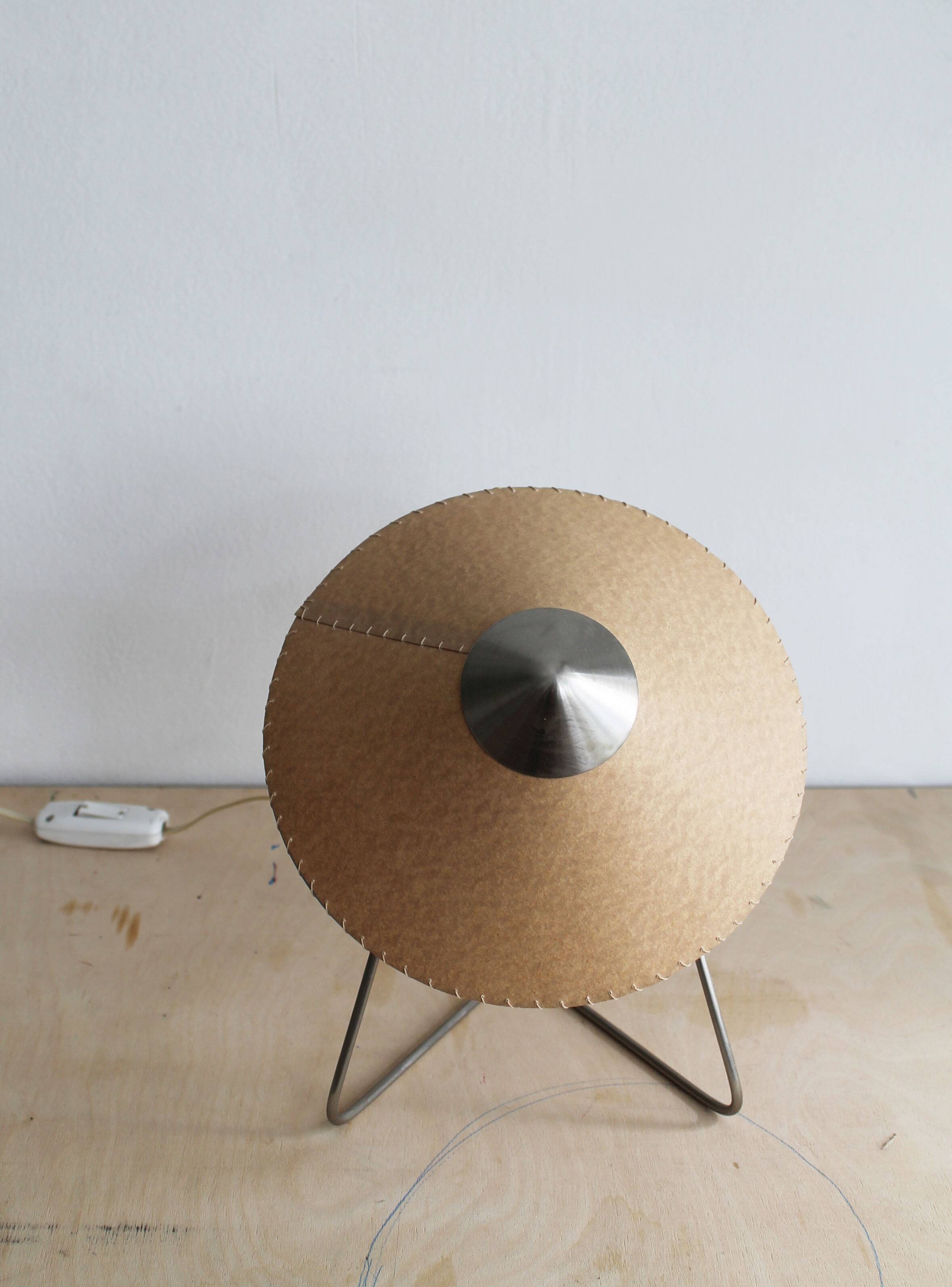1950s Czech Modernist Table Lamp by Helena Frantová