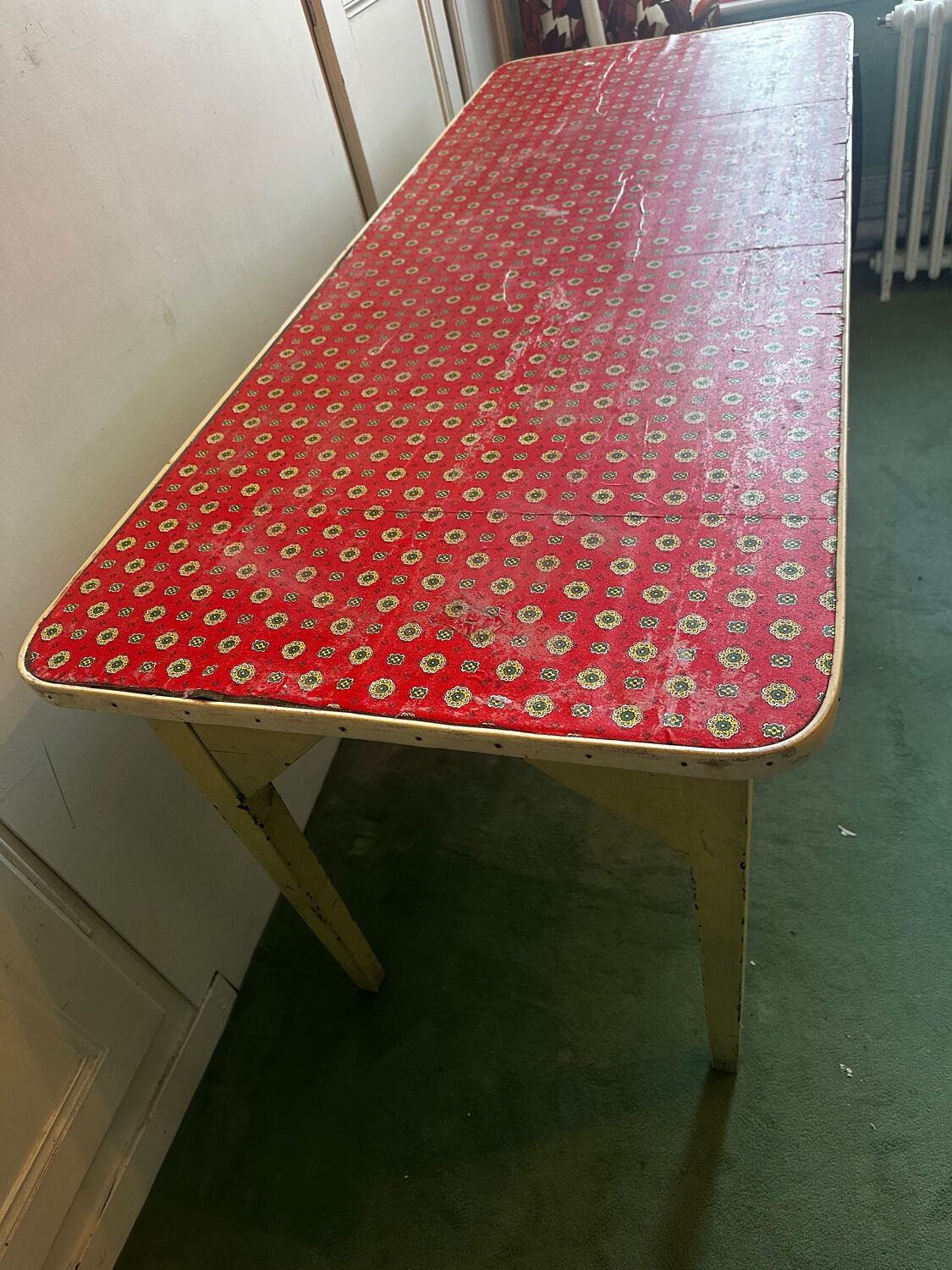 Dining table 160 cm / 62 cm from the 1940s/1950s