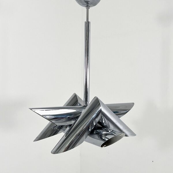 Suspension Chromée de Oscar Torlasco pour Stilkronen, 1960