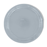 Transparent glass round tray
