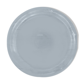 Transparent glass round tray