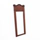 Large mahogany mirror, Northern Europe, turn of the 19th and 20th centuries.