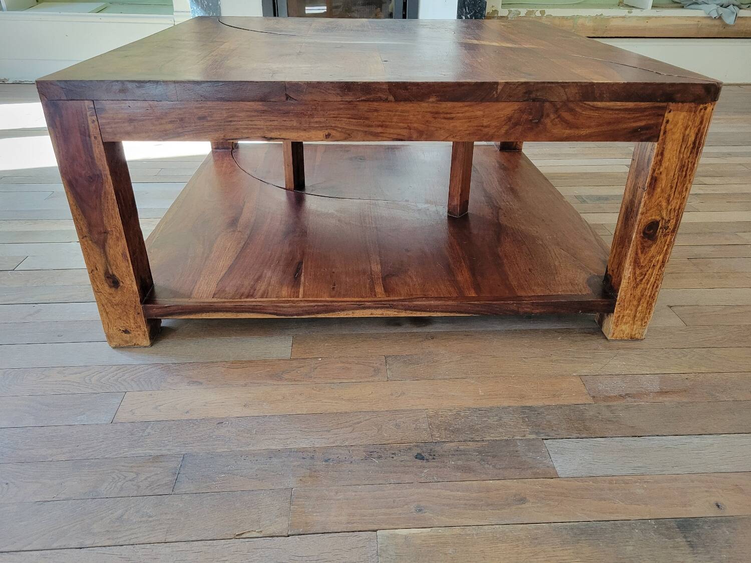 Table basse en 2 parties, vers 1970