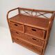 Commode rotin et bambou