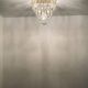 Chandelier en verre Flush par Ernest Palme