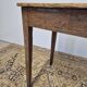 Rustic farmhouse table/desk in solid oak and antique fir 1950s