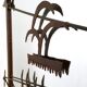 Contemporary Wall Mirror with Iron Frame, Italy