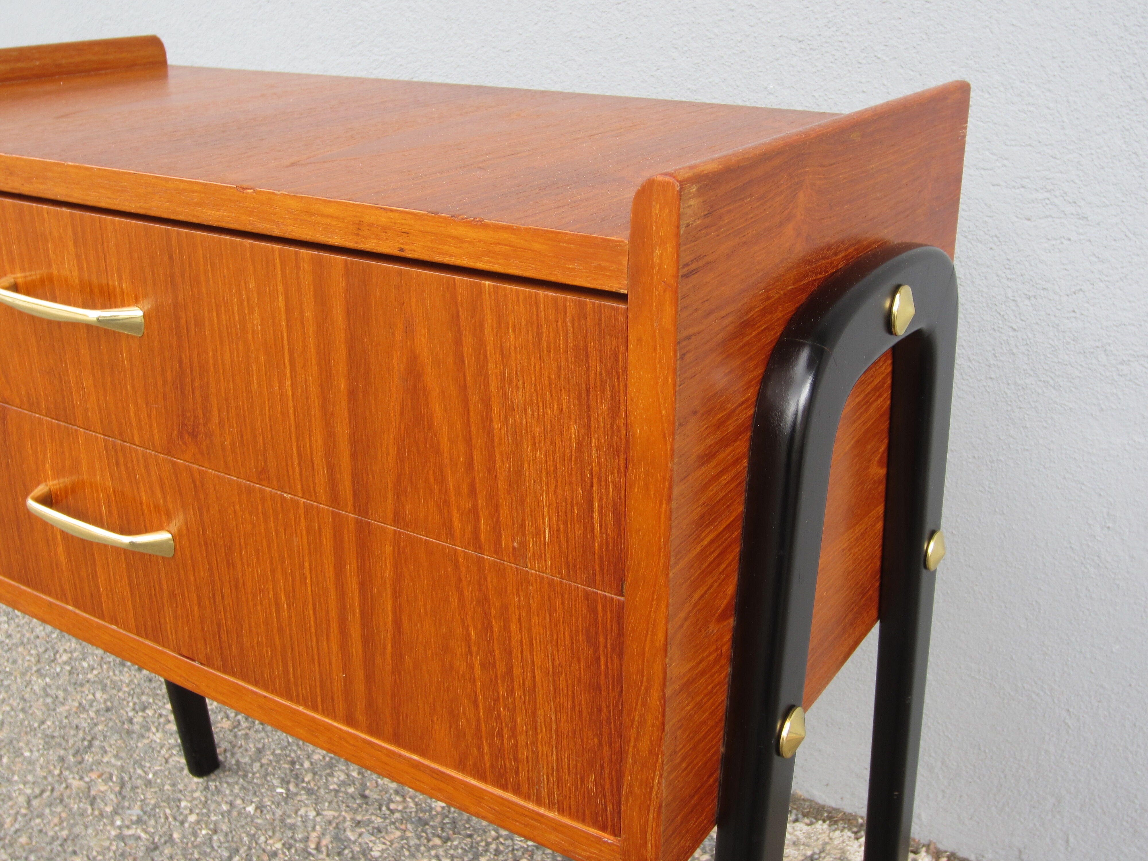 Scandinavian teak side table