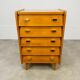 Chest of drawers chiffonnier feet compass 50s blond wood