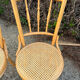 Set of 3 fluted bistro chairs