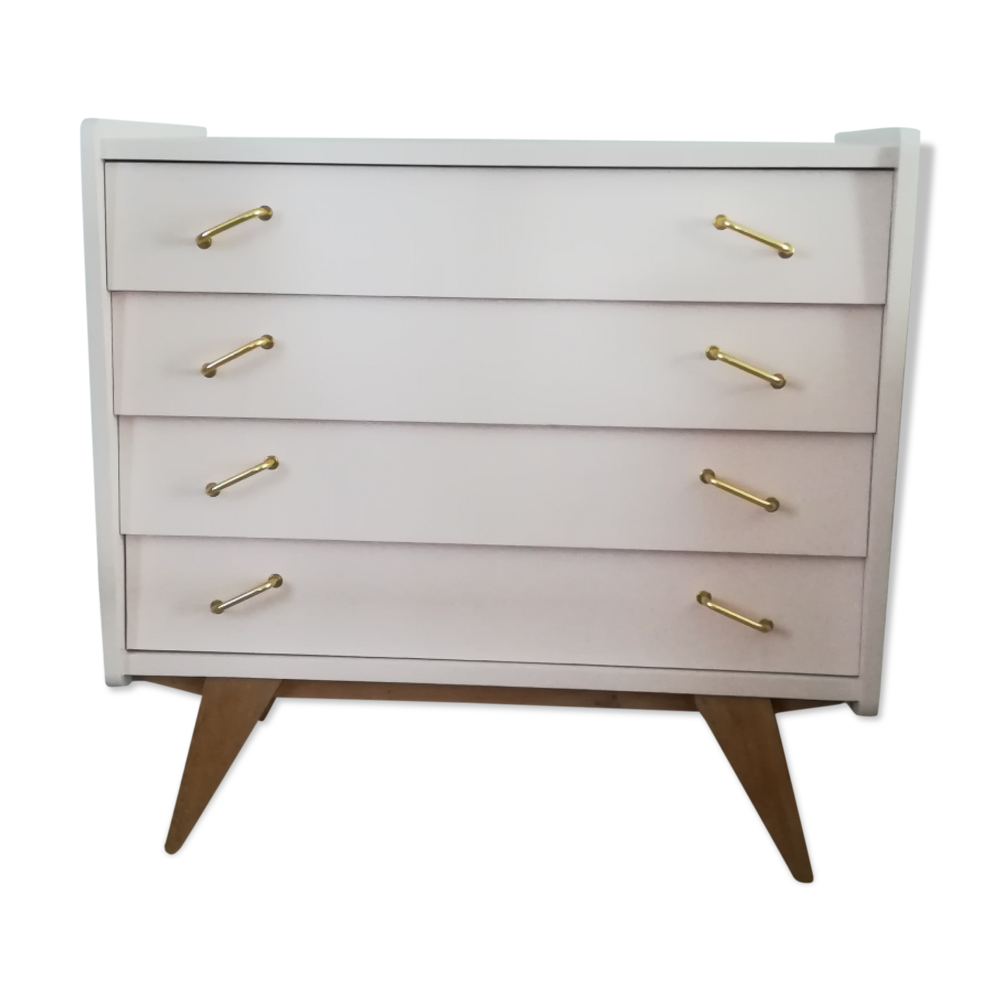 Commode vintage années 50 pieds compas