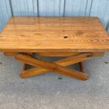 Pierre Bégué pine coffee table