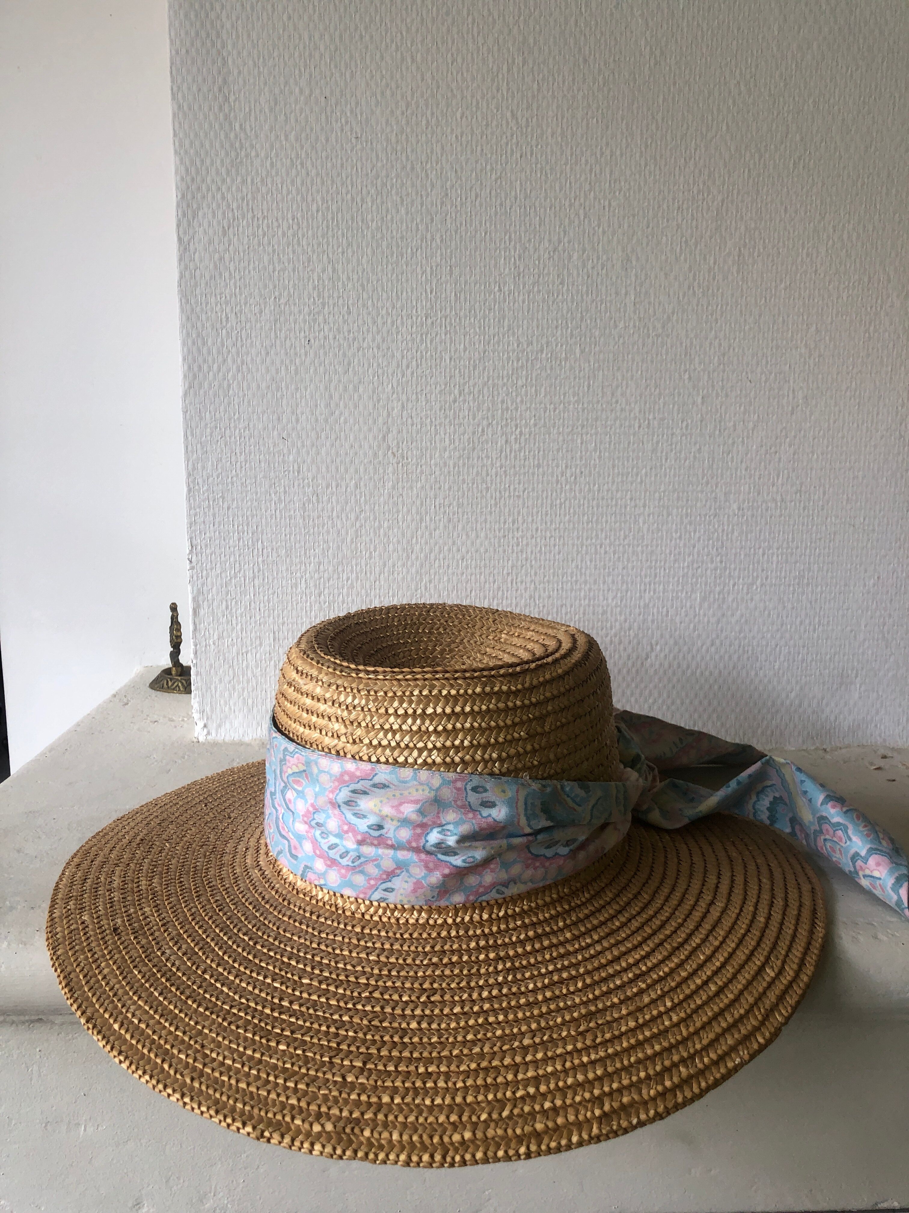 Decorative straw hat
