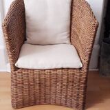 Rattan armchair