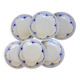6 dessert plates from Gien, Pervenche model 2106184