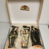 box of 3 vintage decanters , Ceramic bottles Italy DRIOLI MARASCHINO